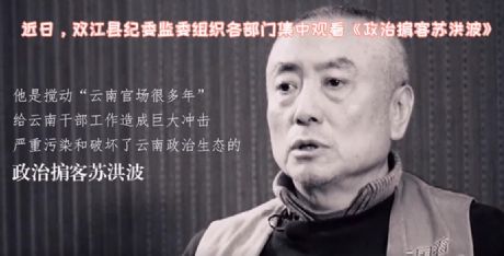 【抖音】双江：集中观看《政治掮客苏洪波》 以案为鉴开展警示教育